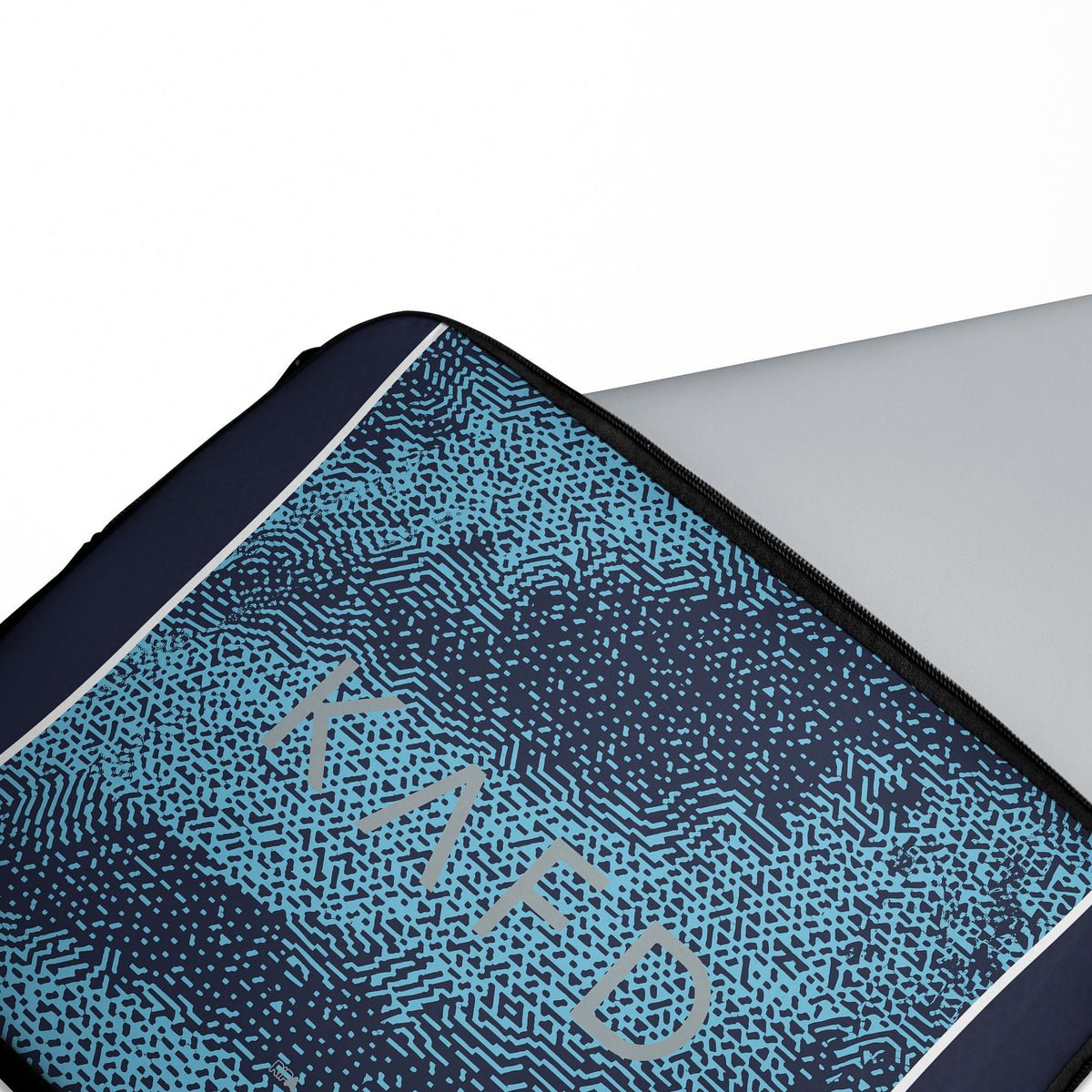 Laptop sleeve with the Al-Nassr 2025-26 Away football shirt design by RIPA Football