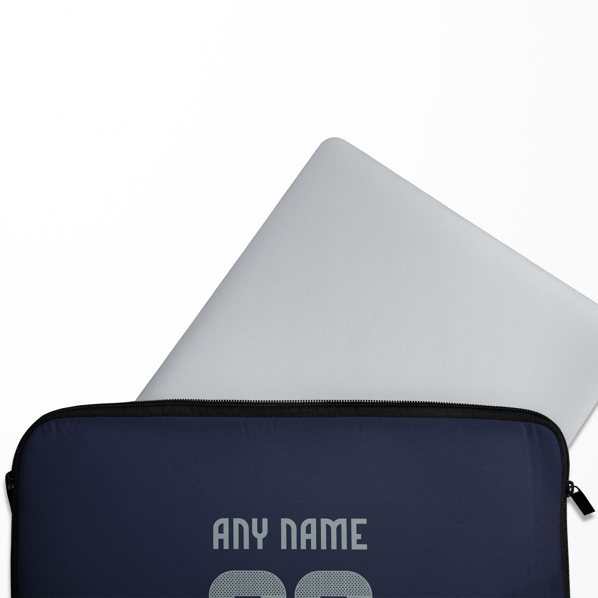Laptop sleeve with the Al-Nassr 2025-26 Away football shirt design by RIPA Football