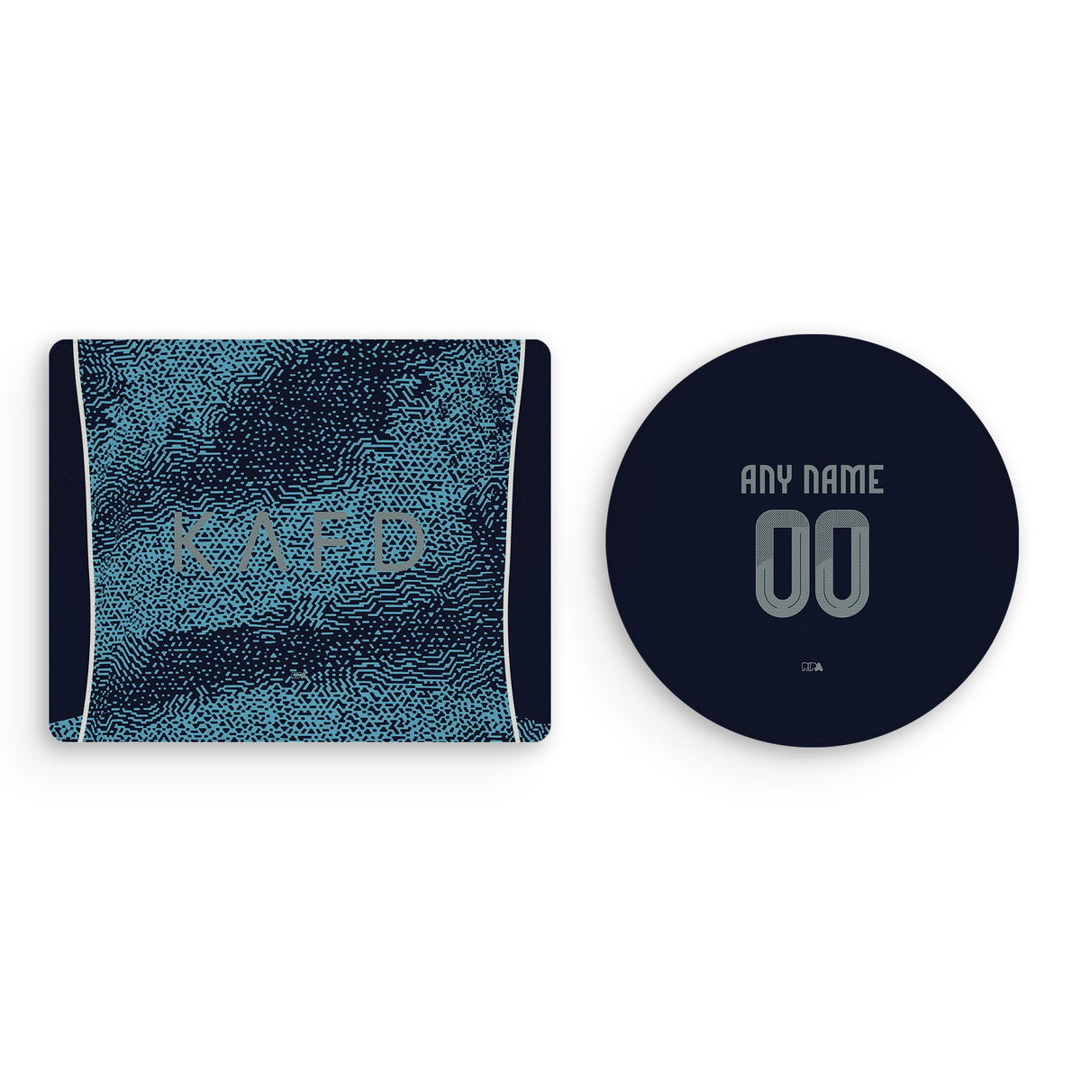 Mouse pad with the Al-Nassr 2025-26 Away football shirt design by RIPA Football