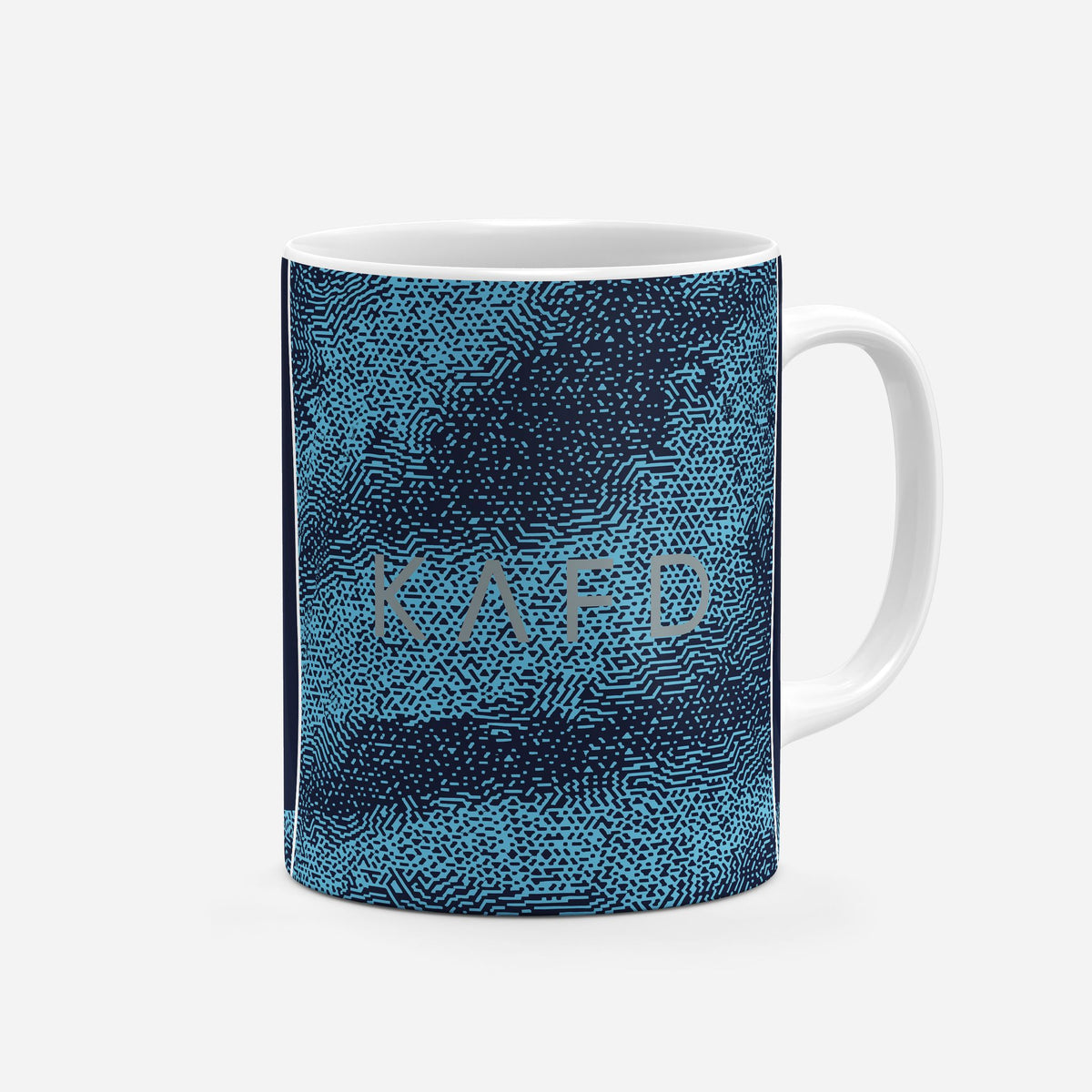Mug with the Al-Nassr 2025-26 Away football shirt design by RIPA Football