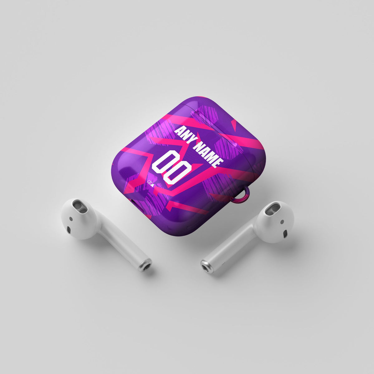 AirPods case with the América de Cali 2026 Goalkeeper football shirt design by RIPA Football