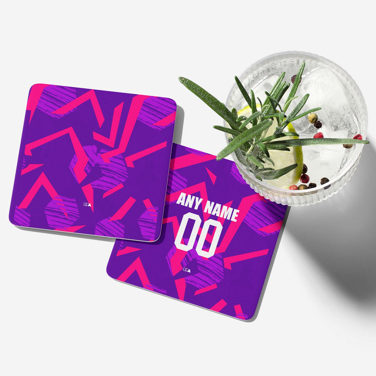 Coaster with the América de Cali 2026 Goalkeeper football shirt design by RIPA Football