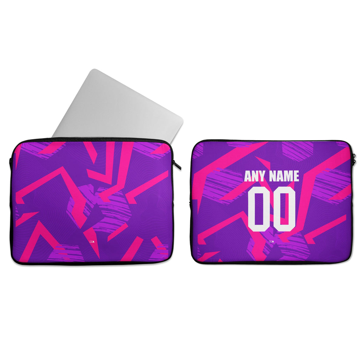 Laptop sleeve with the América de Cali 2026 Goalkeeper football shirt design by RIPA Football