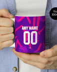 Mug with the América de Cali 2026 Goalkeeper football shirt design by RIPA Football
