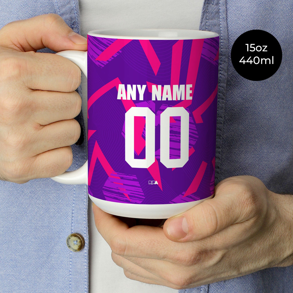 Mug with the América de Cali 2026 Goalkeeper football shirt design by RIPA Football