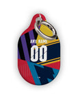 AirTag holder with the Arsenal 2014 Commemorative football shirt design by RIPA Football