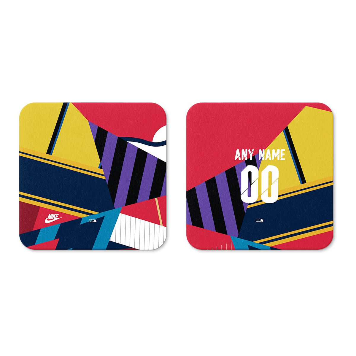 Coaster with the Arsenal 2014 Commemorative football shirt design by RIPA Football