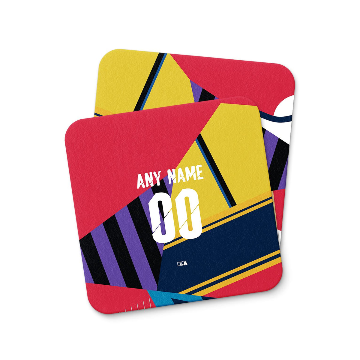 Coaster with the Arsenal 2014 Commemorative football shirt design by RIPA Football