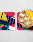 Coaster with the Arsenal 2014 Commemorative football shirt design by RIPA Football