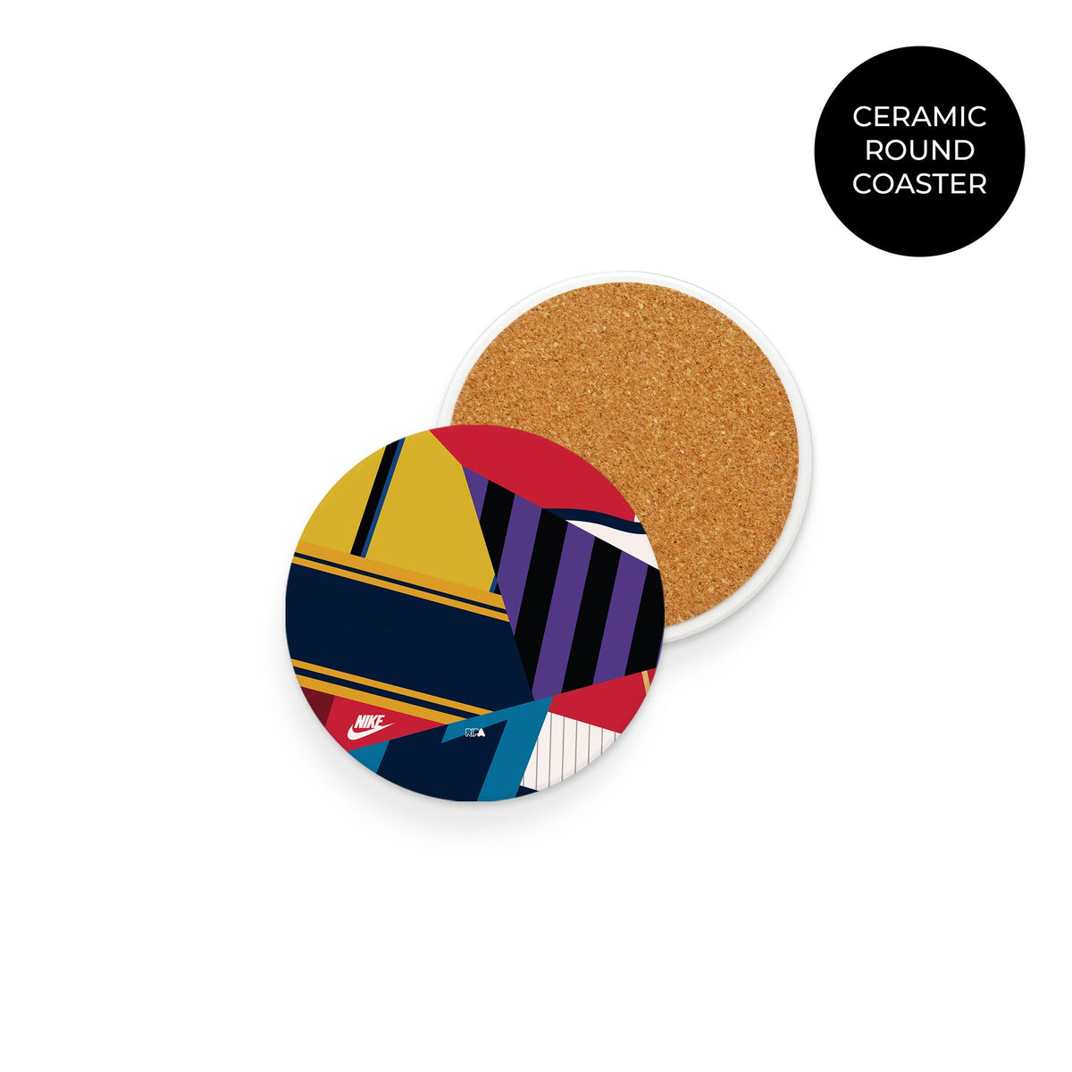 Coaster with the Arsenal 2014 Commemorative football shirt design by RIPA Football
