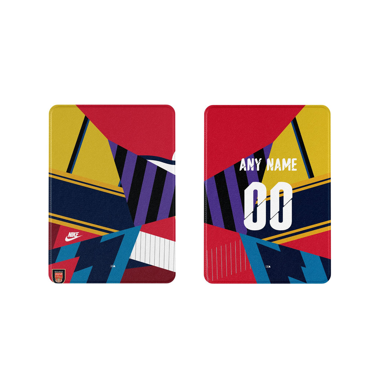 iPad case with the Arsenal 2014 Commemorative football shirt design by RIPA Football