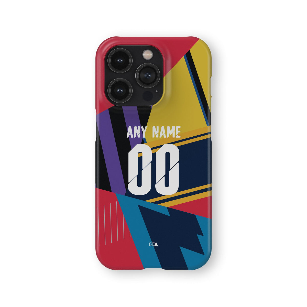 Phone case with the Arsenal 2014 Commemorative football shirt design by RIPA Football