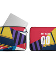Laptop sleeve with the Arsenal 2014 Commemorative football shirt design by RIPA Football