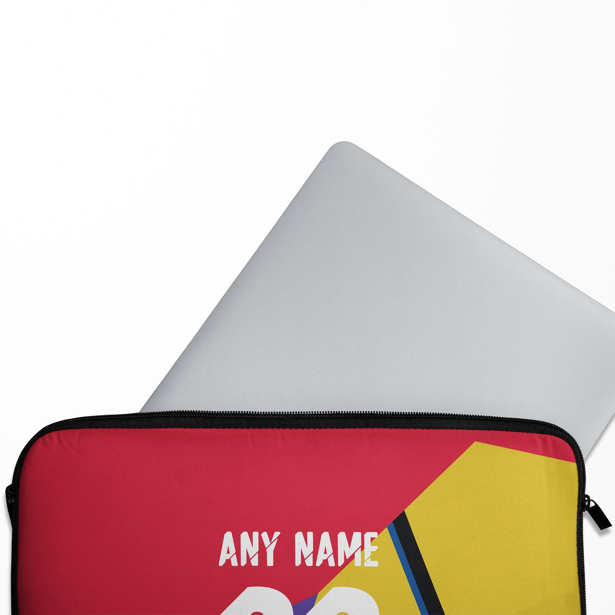 Laptop sleeve with the Arsenal 2014 Commemorative football shirt design by RIPA Football