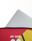 Laptop sleeve with the Arsenal 2014 Commemorative football shirt design by RIPA Football
