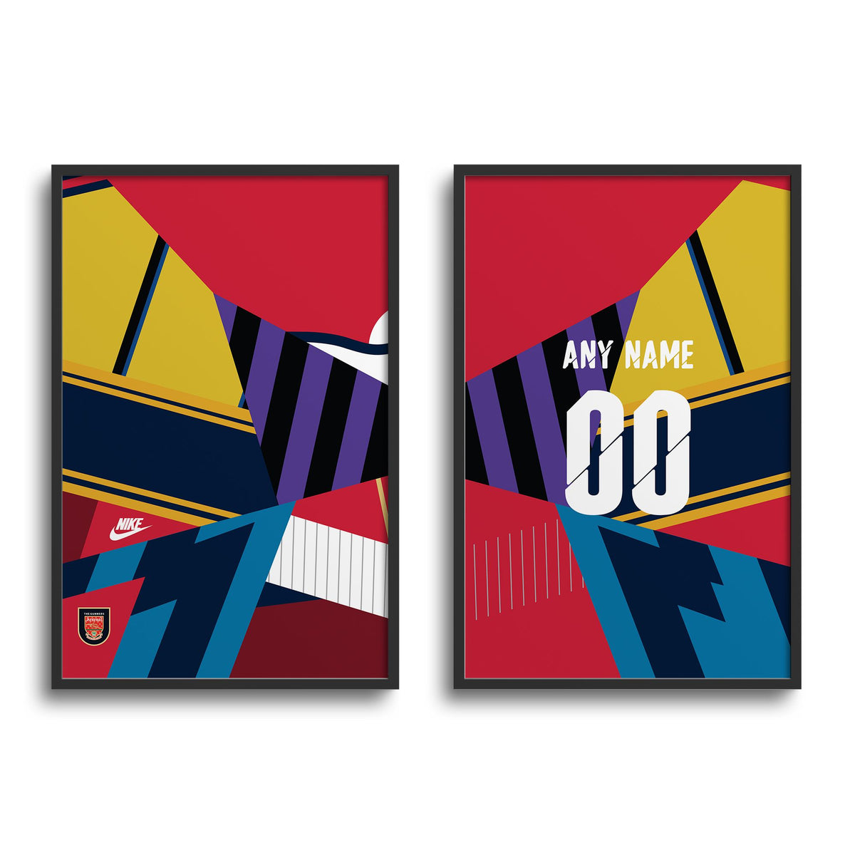 Print with the Arsenal 2014 Commemorative football shirt design by RIPA Football
