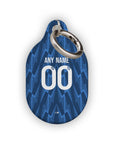 AirTag holder with the Arsenal 2025-26 Away football shirt design by RIPA Football