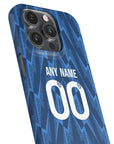 Phone case with the Arsenal 2025-26 Away football shirt design by RIPA Football