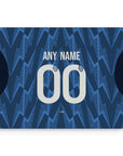 Mouse pad with the Arsenal 2025-26 Away football shirt design by RIPA Football