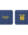 Coaster with the Arsenal 2026-27 Away football shirt design by RIPA Football