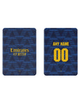 iPad case with the Arsenal 2026-27 Away football shirt design by RIPA Football