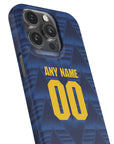 Phone case with the Arsenal 2026-27 Away football shirt design by RIPA Football