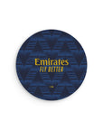 Mouse pad with the Arsenal 2026-27 Away football shirt design by RIPA Football