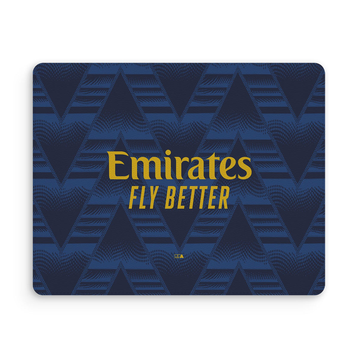 Mouse pad with the Arsenal 2026-27 Away football shirt design by RIPA Football