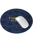 Mouse pad with the Arsenal 2026-27 Away football shirt design by RIPA Football