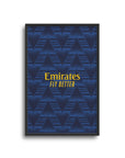 Print with the Arsenal 2026-27 Away football shirt design by RIPA Football