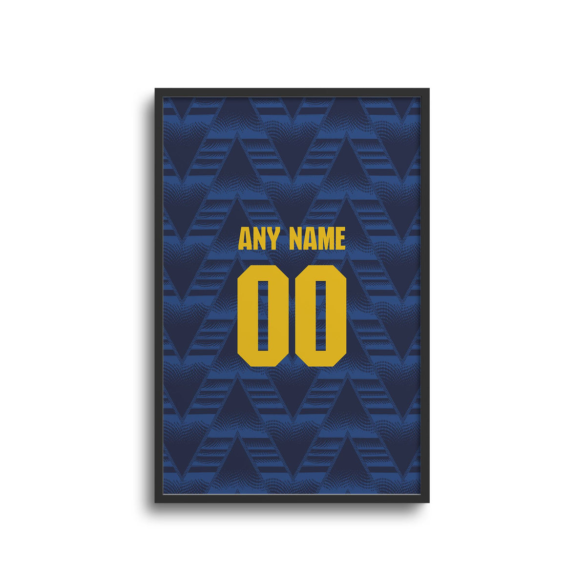 Print with the Arsenal 2026-27 Away football shirt design by RIPA Football