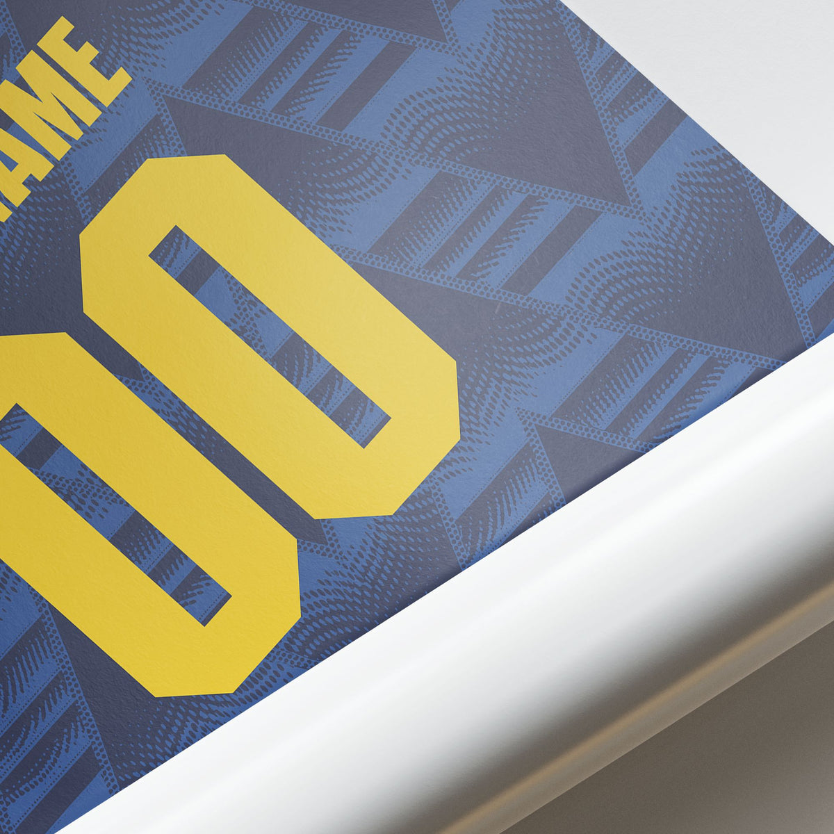 Print with the Arsenal 2026-27 Away football shirt design by RIPA Football