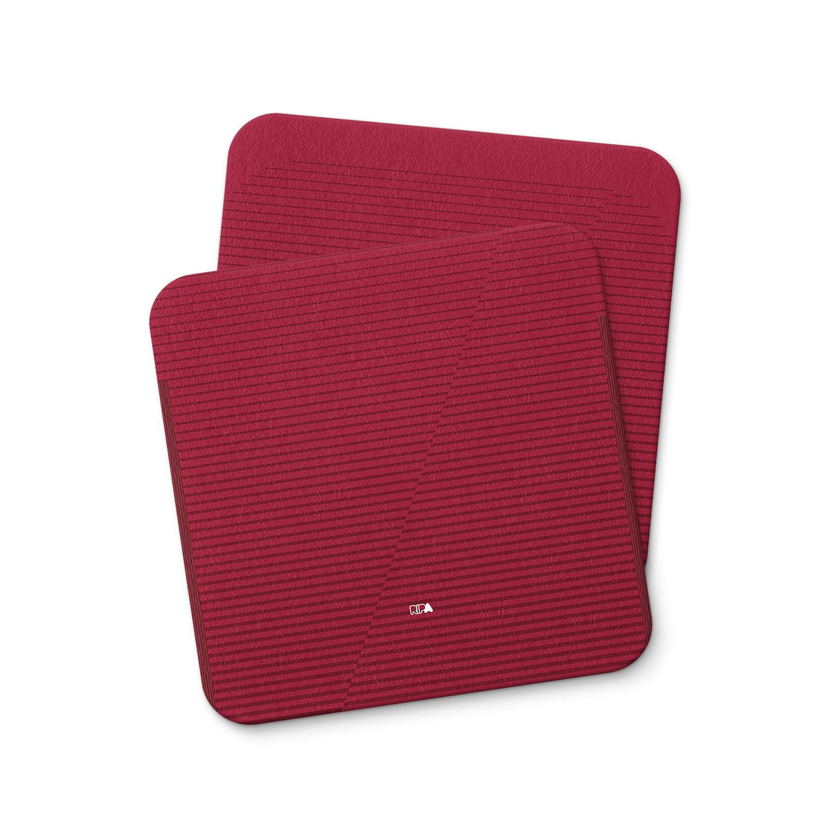 Coaster with the Roma 2016-17 Home football shirt design by RIPA Football