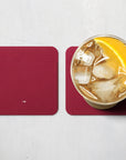 Coaster with the Roma 2016-17 Home football shirt design by RIPA Football