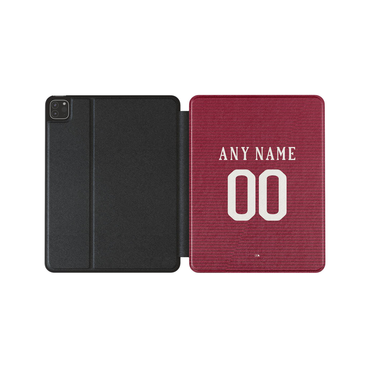 iPad case with the Roma 2016-17 Home football shirt design by RIPA Football