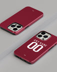 Phone case with the Roma 2016-17 Home football shirt design by RIPA Football