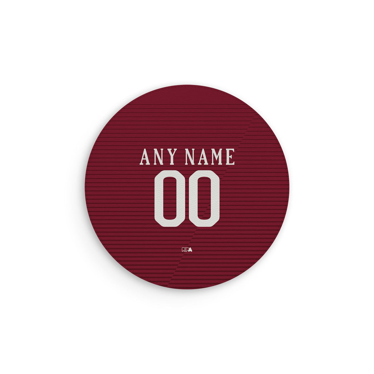Mouse pad with the Roma 2016-17 Home football shirt design by RIPA Football