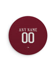 Mouse pad with the Roma 2016-17 Home football shirt design by RIPA Football