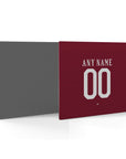 Mouse pad with the Roma 2016-17 Home football shirt design by RIPA Football