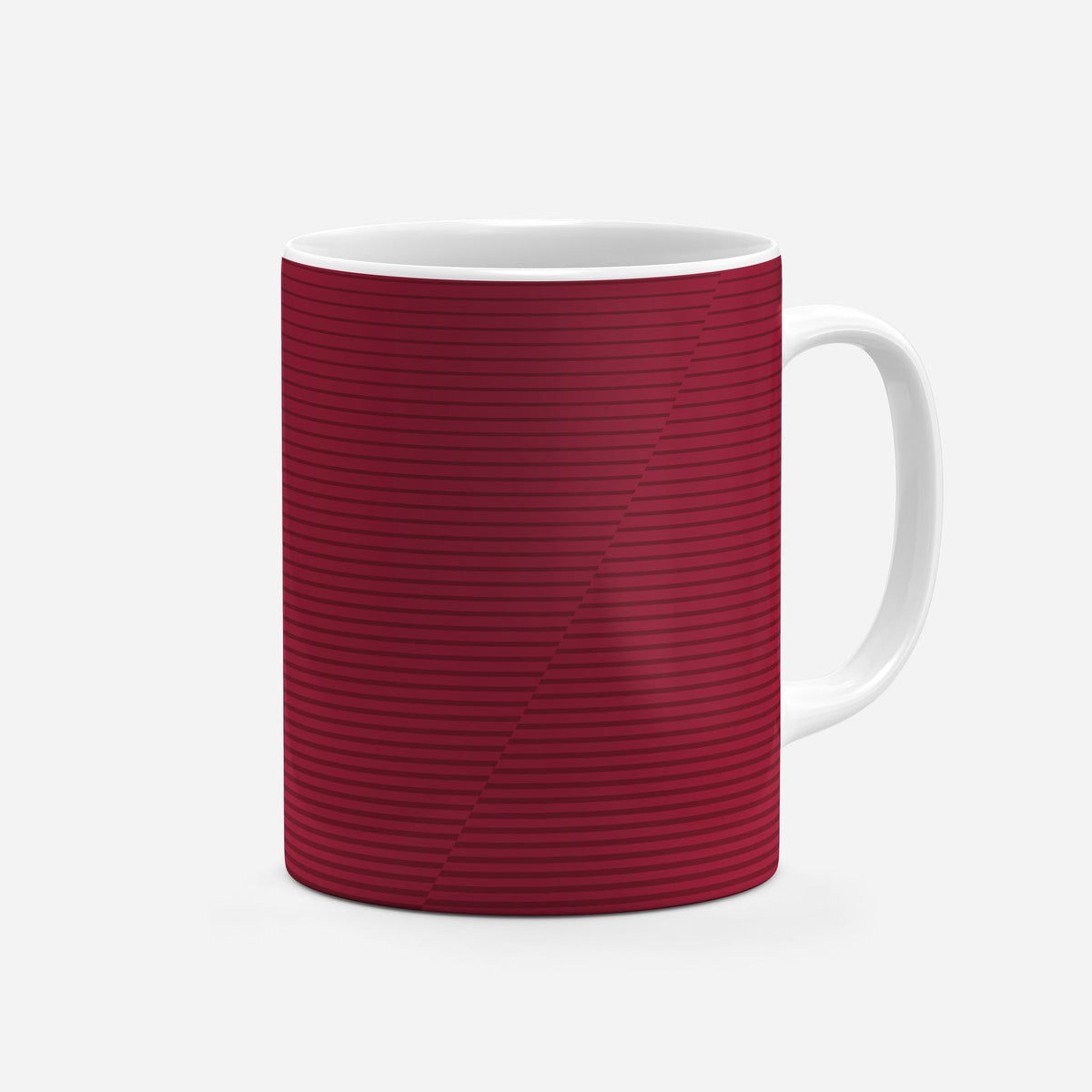 Mug with the Roma 2016-17 Home football shirt design by RIPA Football