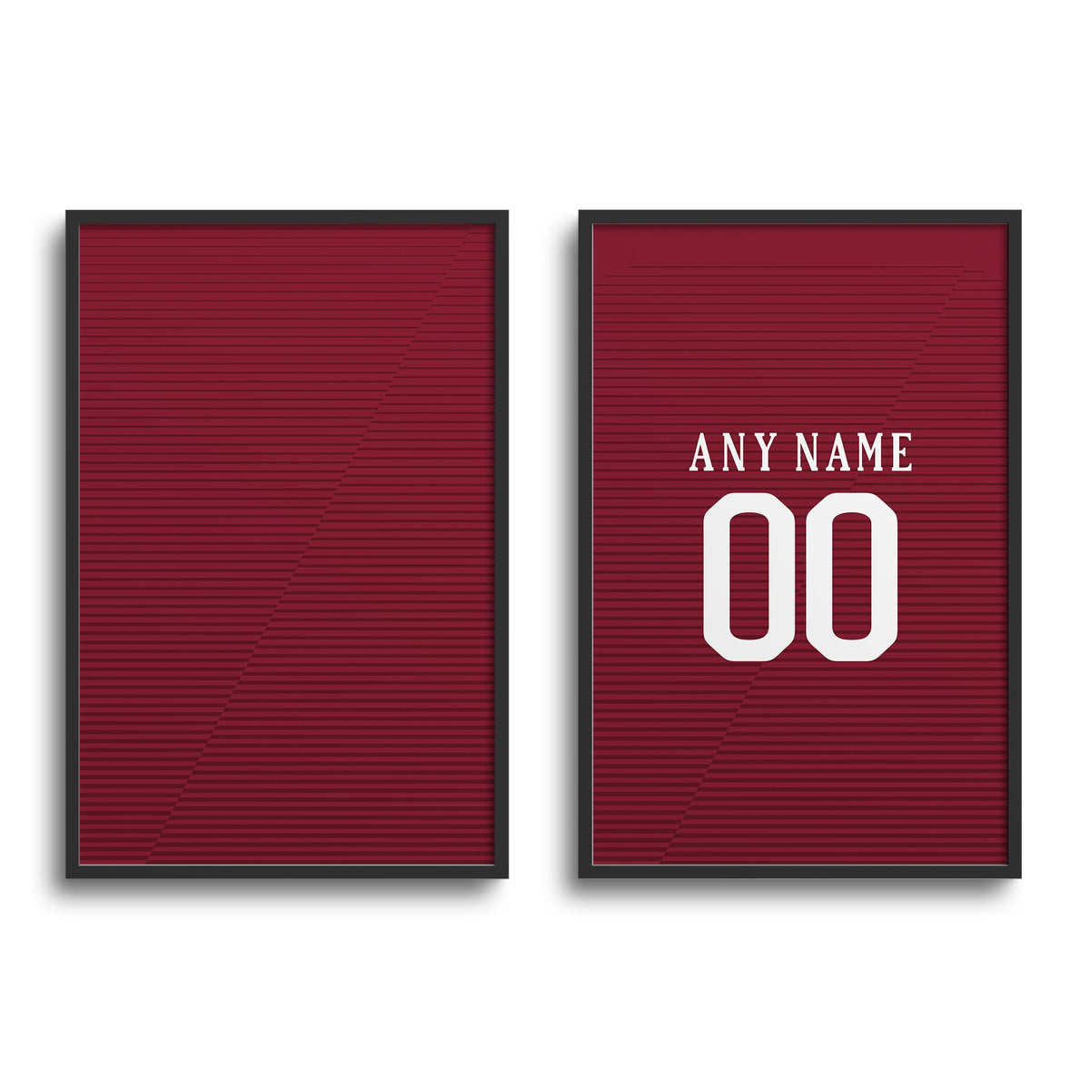 Print with the Roma 2016-17 Home football shirt design by RIPA Football