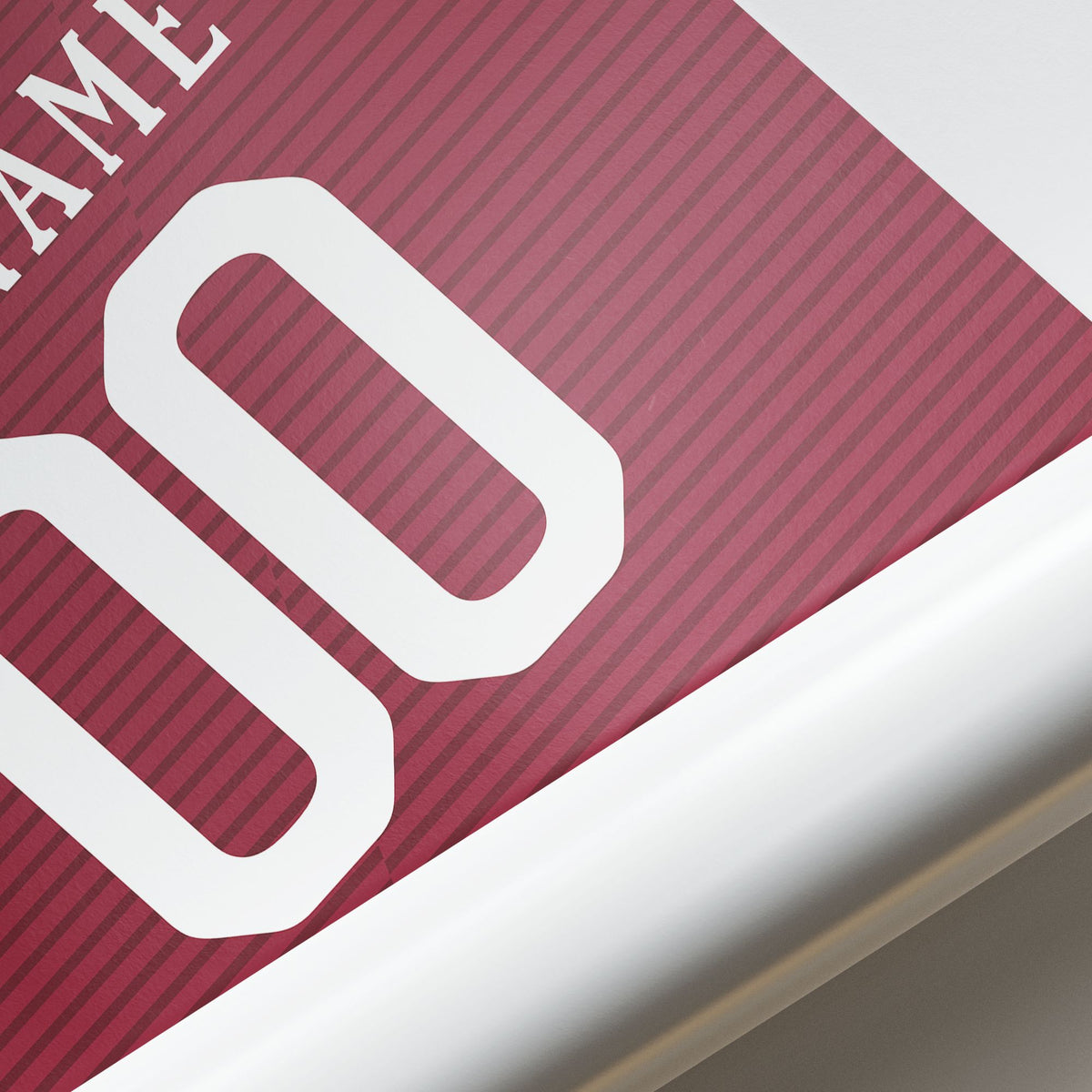 Print with the Roma 2016-17 Home football shirt design by RIPA Football