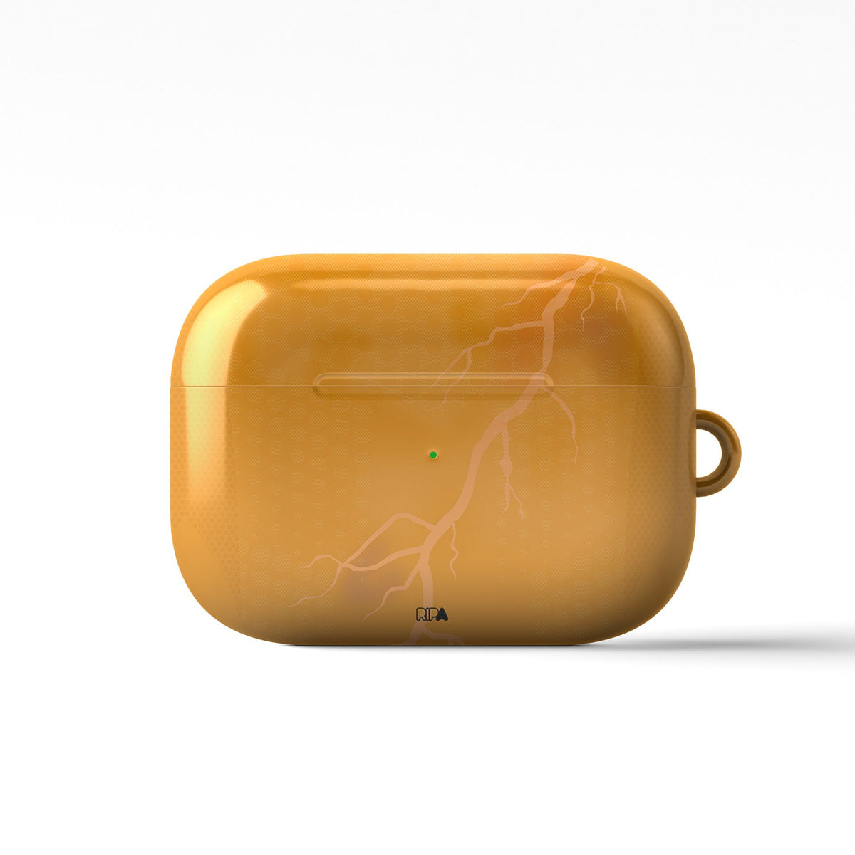 AirPods case with the Roma 2025-26 Away football shirt design by RIPA Football