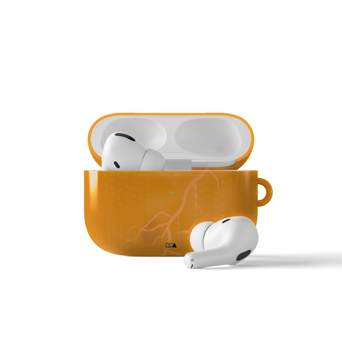 AirPods case with the Roma 2025-26 Away football shirt design by RIPA Football