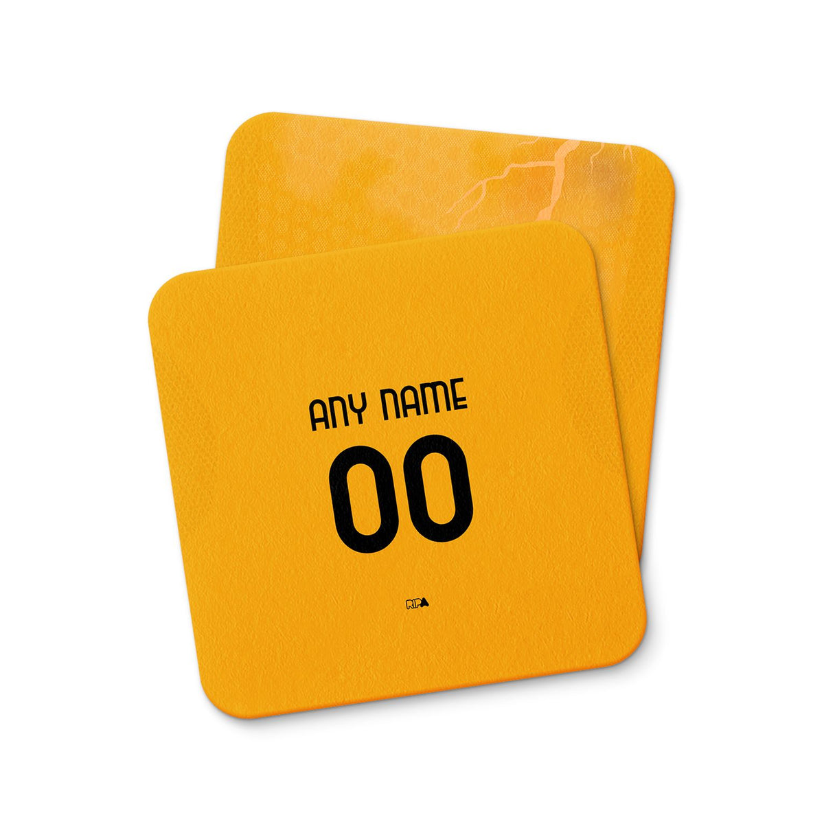 Coaster with the Roma 2025-26 Away football shirt design by RIPA Football