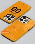 Phone case with the Roma 2025-26 Away football shirt design by RIPA Football