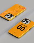 Phone case with the Roma 2025-26 Away football shirt design by RIPA Football