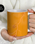 Mug with the Roma 2025-26 Away football shirt design by RIPA Football