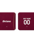 Coaster with the Aston Villa 2025-26 Home football shirt design by RIPA Football