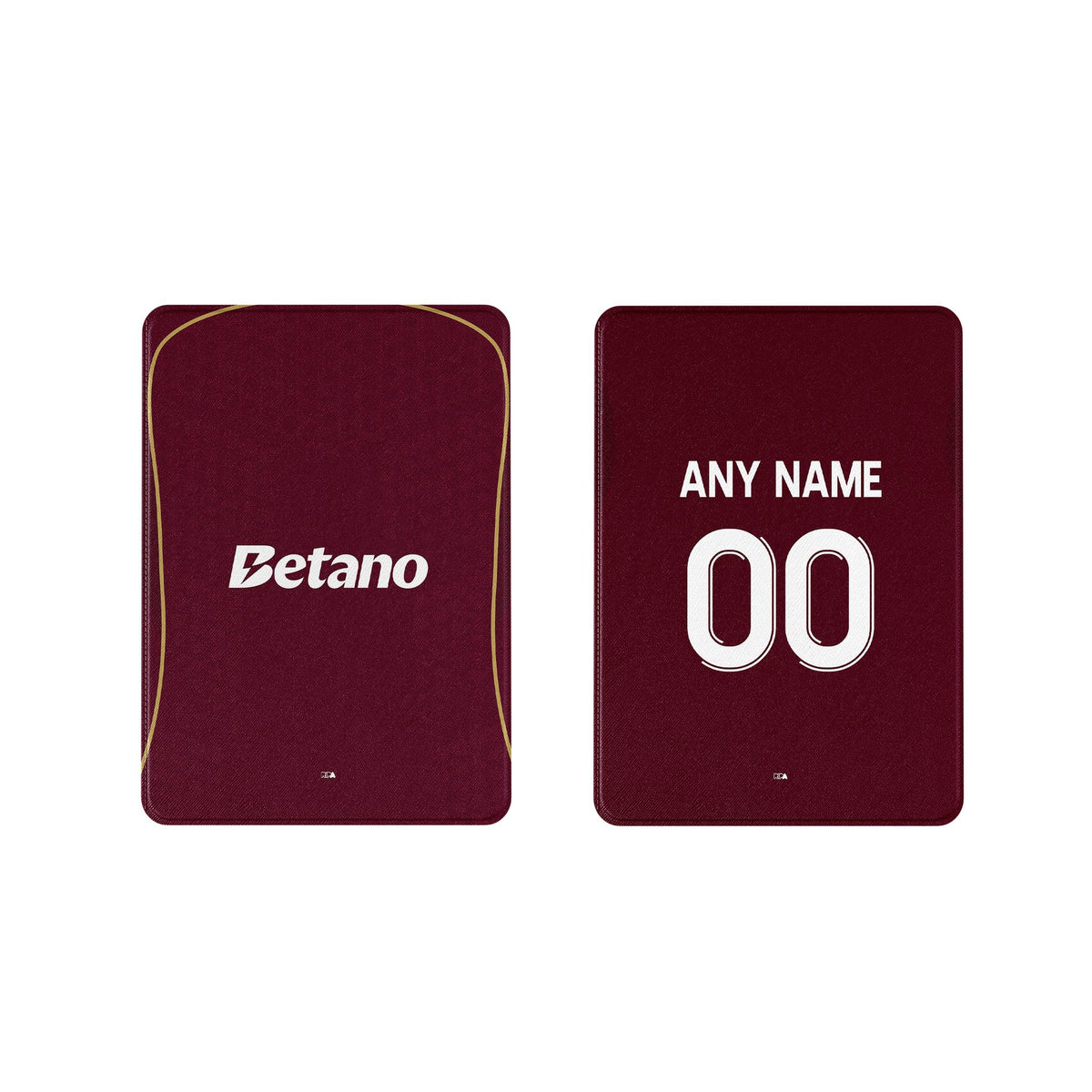 iPad case with the Aston Villa 2025-26 Home football shirt design by RIPA Football